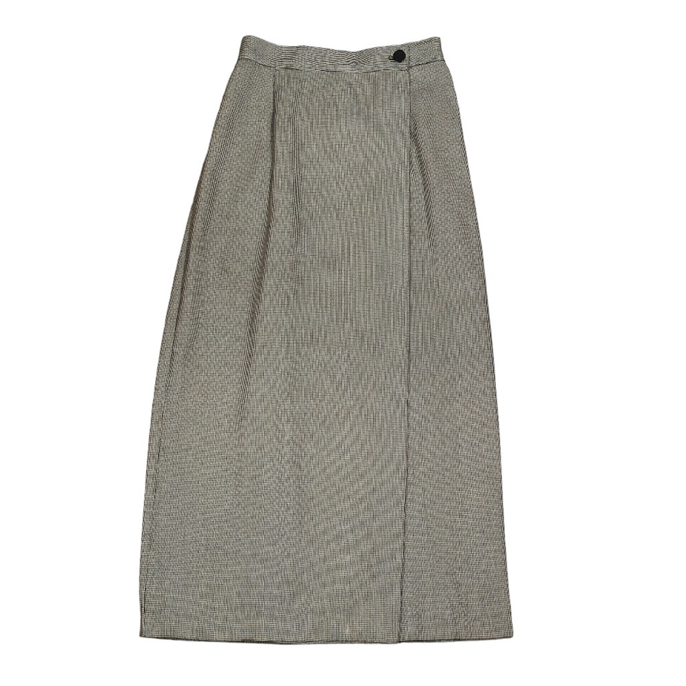 Marisa Christina Size 8 Vintage Pleated Skirt Houndstooth, Made in USA
